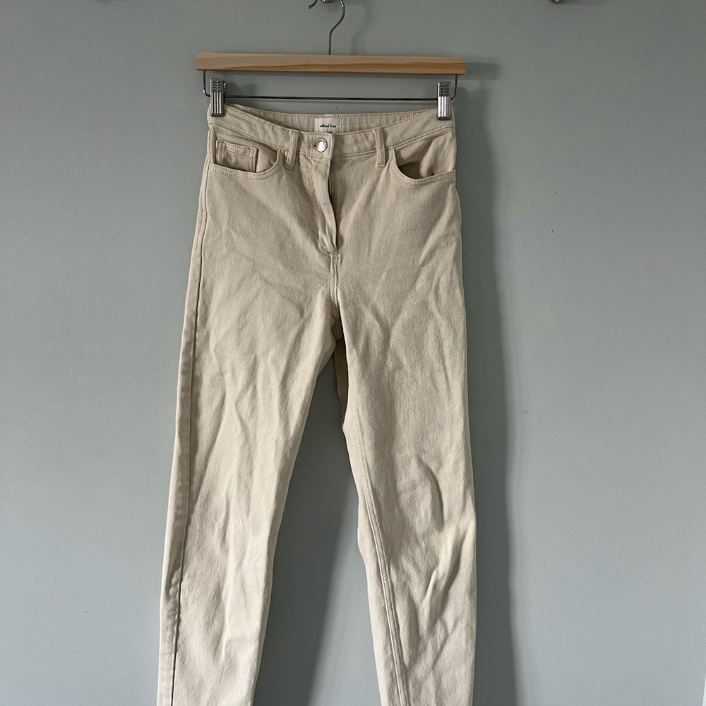 Wilfred Cream Skinny Women's Jeans